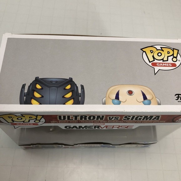 Box ERROR FUNKO POP! ULTRON vs SIGMA! OOP TOYS R US EXCLUSIVE COLLECTIBLES new - Picture 11 of 12